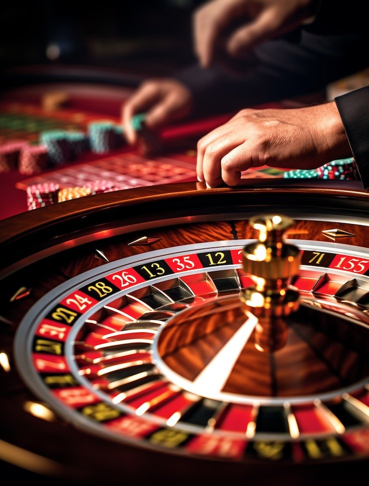 Roda roulette Eropa di studio multi-kamera gg judi dengan dealer profesional